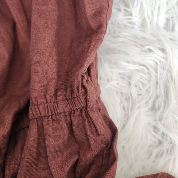 City Chic Dress Women's Small 16W Linen Blend Tiered Summer Breeze NWT - Picture 15 of 16